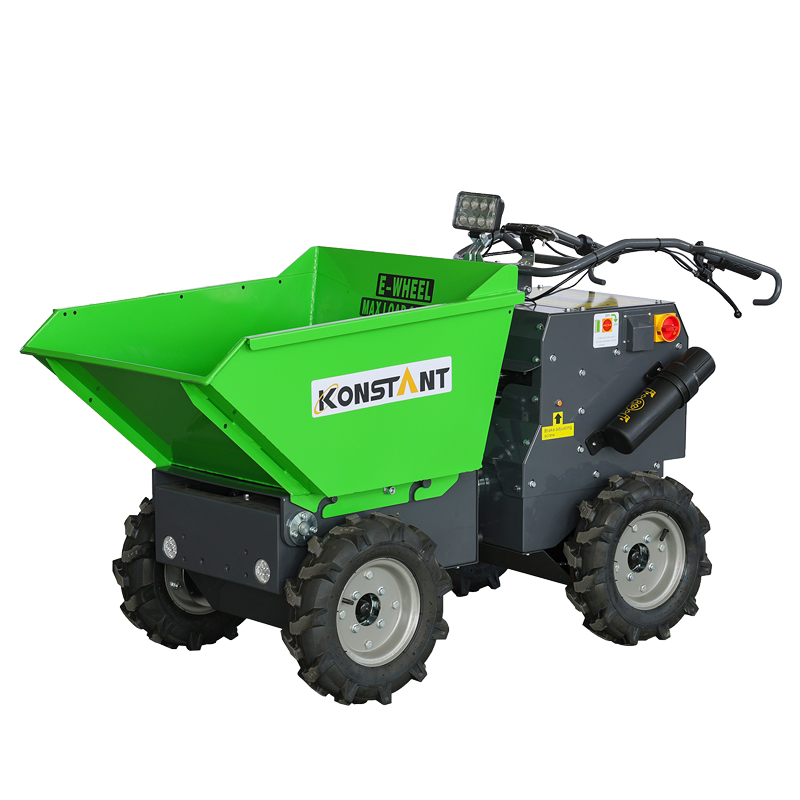 Electric Powered Rota Barrow Mini Dumper Hydrostatic ratio et Steering Ball iuncturam