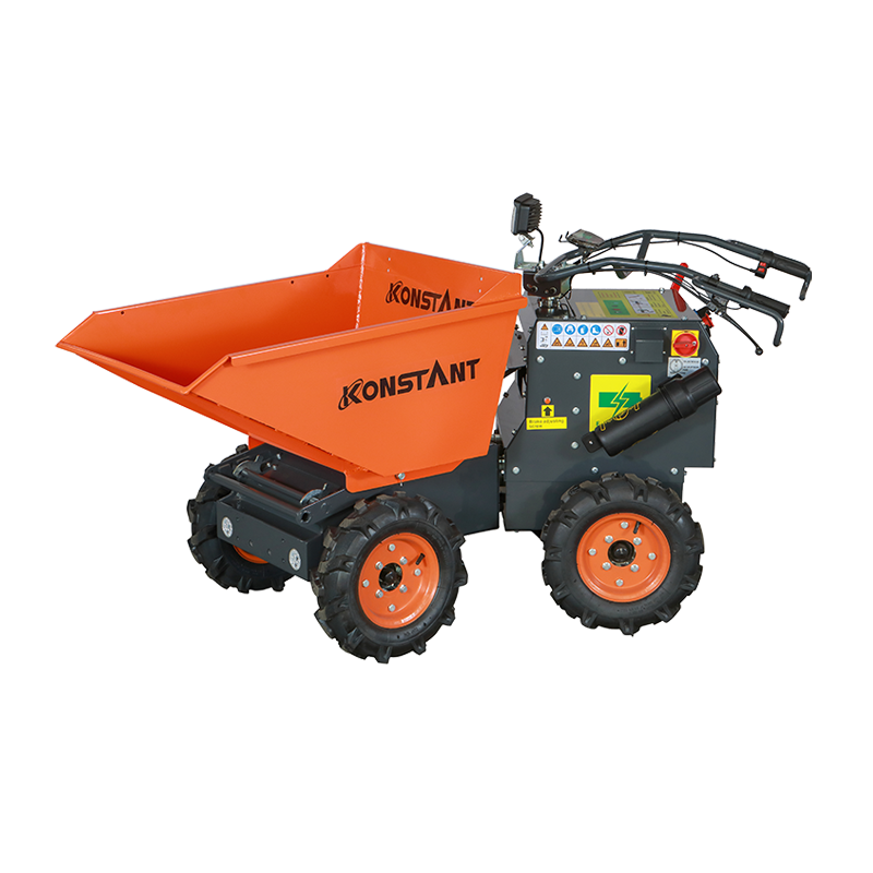 Construction Mini Dumper Articulated Steering 1600W Electric 4x4 