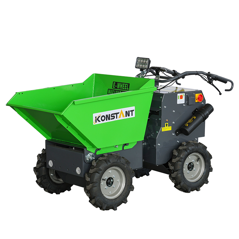 Hydrostatic ratio et steering pila iuncturam plene electrica Powered Rota Barrow Mini Dumper