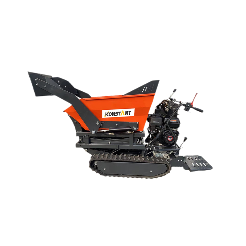 500kg payload hydraulica princeps elevatis et dumping potestate brow loading shovel mini Dumper