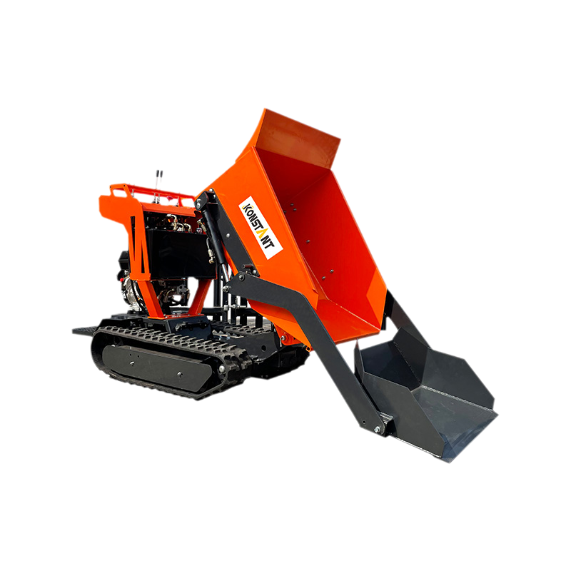 Sui loading plene hydrostatic 270cc Petrol et Diesel Powered track Barrow Crawler mini Dumper