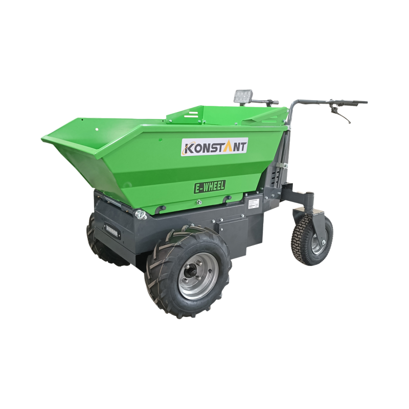 500kg 48v electrified Wheelbarrow CCCLX ° Rotating Hydraulical Tipping Mini Dumper