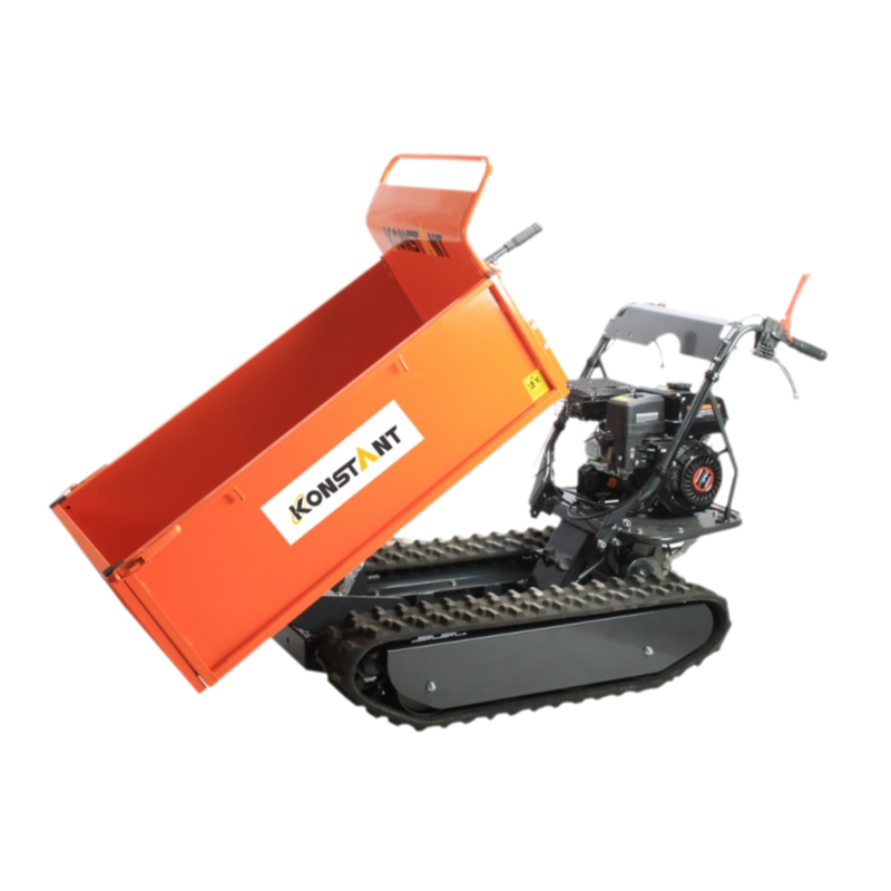 500KG Petrol Power EXPLORATUS Barrow Construction Hortus Crawler Mini Dumper